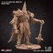 Penitent Knight from Bite the Bullet's Bullet Hell: Heroes pt. 2. Total height apx. 95mm. Unpainted resin miniature product 2